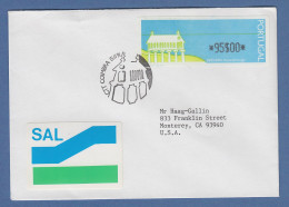 Portugal 1991 ATM Espigueiro Mi.-Nr. 3 Wert 95$00 Auf SAL -> USA ET-O Coimbra - Timbres De Distributeurs [ATM]