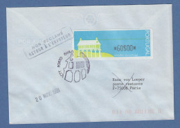 Portugal 1991 ATM Espigueiro Mi.-Nr. 3 Wert 60$00 Auf Retour-FDC, ET-O PORTO - Machine Labels [ATM]