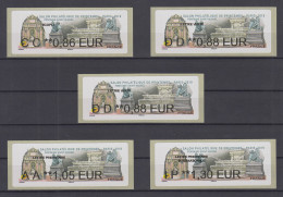 Frankreich 2019 ATM Frühjahrssalon Paris Aus Automat Nabanco Serie 5 Werte **  - Other & Unclassified