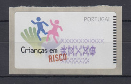 Portugal 2007 ATM Kinder In Gefahr Amiel Mi-Nr 58.2 Testdruck Wert überdruckt - Timbres De Distributeurs [ATM]