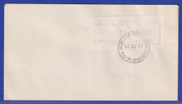 Brasilien Frama-ATM AG.00002 RIO DE JANEIRO Von VS Auf Blanco -FDC 10.06.81 - Frankeervignetten (Frama)