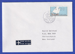 Portugal 1992 ATM Caravelle Wert 120 Auf FDC Nach Neuseeland - Machine Labels [ATM]