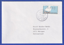 Portugal 1992 ATM Caravelle Wert 80 Auf FDC In Die Schweiz - Automatenmarken [ATM]