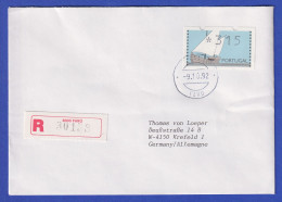 Portugal 1992 ATM Caravelle Wert 315 Auf R-FDC Nach Krefeld - Machine Labels [ATM]