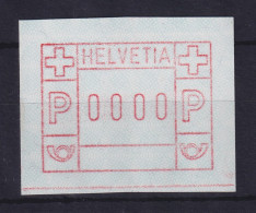 Schweiz FRAMA-ATM Mi-Nr. 3.1b Nulldruck 0000 ** - Automatic Stamps