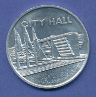 USA Token City Hall, Dallas Texas, Aluminium - Andere & Zonder Classificatie