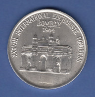 XXXVIII INTERNATIONAL EUCHARISTIC CONGRESS BOMBAY 1964  Edle Medaille, Silber ? - Other & Unclassified