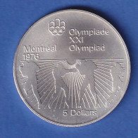 Kanada 1976 Silbermünze Olympische Spiele Montreal 24,3g Ag925 - Canada