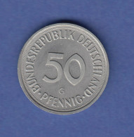 Bundesrepublik 50Pfg-Kursmünze 1989 G - Otros & Sin Clasificación