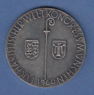 München Eucharisticher Weltkongress 1960 Kreuzigung, Abendmahl Schöne Medaille - Non Classés