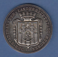 Silber Verdienstmedaille Vom Stadtrat MÜNCHEN, Edle Prägung, Verm. Kaiserzeit - Non Classificati