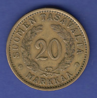 Finnland 1935 Kursmünze 20 Zu 20 Markaa  - Finlandia