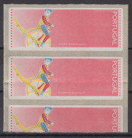 Portugal 1992 ATM Ciclista Mi.-Nr. 6  2 Ein Halb Leerfelder **  - Timbres De Distributeurs [ATM]