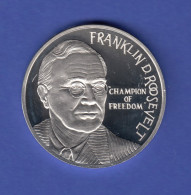 ECU-Silbermünze Niederlande " Franklin Roosevelt" 1994 - Altri & Non Classificati