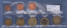 Finnland EURO-Kursmünzensatz Jahrgang 2002 Bankfrisch / Unzirkuliert - Finlandia