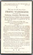 Bidprentje Tielen - Vloemans Frans (1876-1942) - Images Religieuses