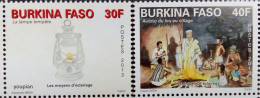 Burkina Faso 2013, Forms Of Lighting, MNH Stamps Set - Burkina Faso (1984-...)