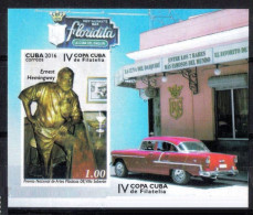 628  Chevrolet 1955 - E. Hemingway - Bar Floridita - 2016 - MNH - Cb - 1,85 - Automobili