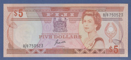 Banknote Fiji Fidschi-Inseln 5 Dollar 1980 - Autres - Océanie