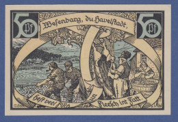 Banknote Notgeld Stadt Wesenburg 50 Pfennig 1921 - [11] Local Banknote Issues