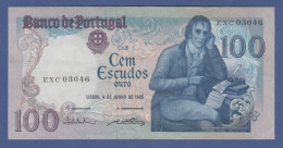 Banknote Portugal 100 Escudos Manuel Maria Barbosa Du Bocace, 1985 - Portugal