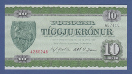 Banknote Dänemark Färoer 10 Kronur  - Otros – Europa