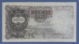 Banknote Lettland 10 Latu Fischerboot Und Fischer, Riga 1940 - Andere - Europa