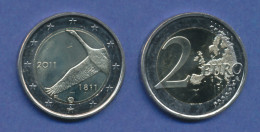 Finnland 2-Euro Sondermünze 2011 200 Jahre Nationalbank , Bankfrisch Aus Rolle - Finlande