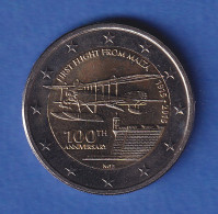 Malta 2015 2-Euro-Sondermünze 100 Jahre Erstflug Bankfr. Unzirk.  - Malte
