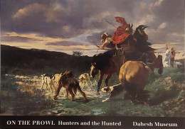 Carte Postale - Evarist Luminais, "Merovingians Attacking A Wild Dog" (on The Prowl) Dahesh Museum - Advertising