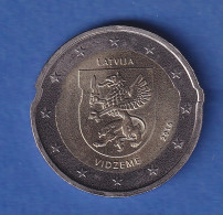 Lettland 2016 2-Euro-Sondermünze Vidzeme Bankfr. Unzirk.  - Latvia