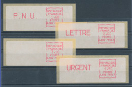 Frankreich ATM LS09 75513 Satz 4 Werte 4.Tarif **, Dohren-Nr. 5.6zb  - Other & Unclassified