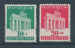 Bizone 1948, "HELFT BERLIN",  Mi.-Nr. 101-102 Kpl. Satz 2 Werte  ** - Ungebraucht