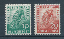 Bizone 1949, Radrennen, Mi.-Nr. 106-107 Kpl. Satz 2 Werte  ** - Nuevos