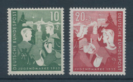 Bundesrepublik 1952, Zweiter Bundesjugendplan, Mi.-Nr. 153-154 ** - Neufs