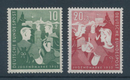 Bundesrepublik 1952, Zweiter Bundesjugendplan, Mi.-Nr. 153-154 ** - Nuovi