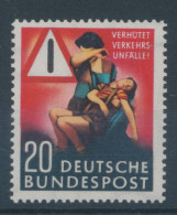 Bundesrepublik 1953, Verkehrsunfall-Verhütung, Mi.-Nr. 162 ** - Neufs