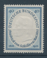 Bundesrepublik 1955, Friedrich Schiller, Mi.-Nr. 210 ** - Neufs