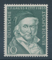 Bundesrepublik 1955, Carl Friedrich Gauß, Mi.-Nr. 204 ** - Neufs