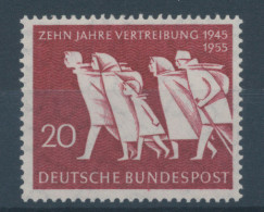 Bundesrepublik 1955, 10 Jahre Vertreibung, Mi.-Nr. 215 ** - Neufs