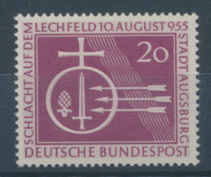 Bundesrepublik 1955, 1000 Jahre Schlacht Auf Dem Lechfeld, Mi.-Nr. 216 **  - Neufs