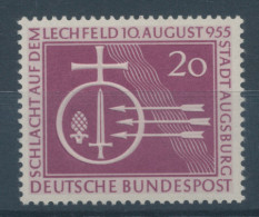 Bundesrepublik 1955, 1000 Jahre Schlacht Auf Dem Lechfeld, Mi.-Nr. 216 **  - Unused Stamps