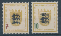 Bundesrepublik 1955, Landesaustellung Baden-Württemberg, Mi.-Nr. 212-213 ** - Neufs