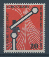 Bundesrepublik 1955, Europäische Fahrplankonferenz, Mi.-Nr. 219 **  - Nuovi