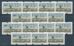 Berlin Automatenmarken Kpl. Satz 14 Werte 10-300 Pfg **  - Roller Precancels