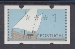 Portugal Klüssendorf ATM Segelschiff Caravelle ** - Timbres De Distributeurs [ATM]