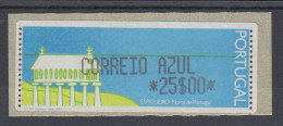 Portugal Monetel-LISA ATM Kornspeicher / Espigueiro, CORREIO AZUL 25 Esc.** - Vignette [ATM]