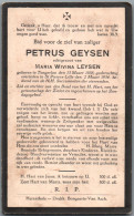 Bidprentje Tongerlo - Geysen Petrus (1858-1934) - Images Religieuses