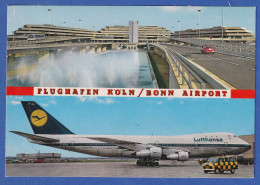 AK Flughafen Köln / Bonn Airport  Lufthansa Boeing 747 Jumbo Jet, Unbeschrieben - 100 - 499 Postales