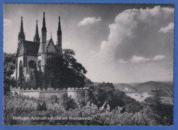 AK Remagen Apollinaris-Kirche Mit Rheinaussicht S/w , Unbeschrieben - 100 - 499 Cartoline